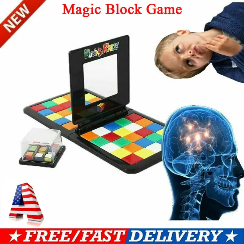 New Race Board Game Parent-child Magic Cubes Toys Activity