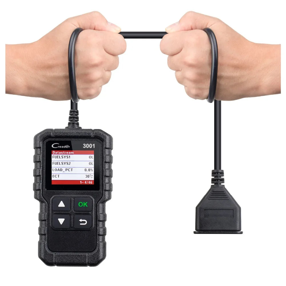 X431 Creader 3001 Full OBD2 OBDII Code Reader Scan tools OBD 2 CR3001 Car Diagnostic tool PK AD310 NL100 OM123 Scanner - V.I.P Digital Presence