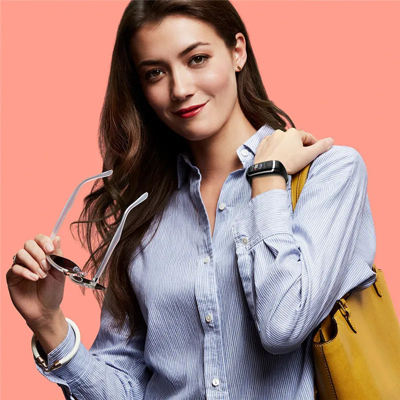 Lerbyee Fitness Tracker M4 Waterproof IP67 Blood Pressure Smart Bracelet Bluetooth Call Reminder Sport Wristband for iOS Android - V.I.P Digital Presence