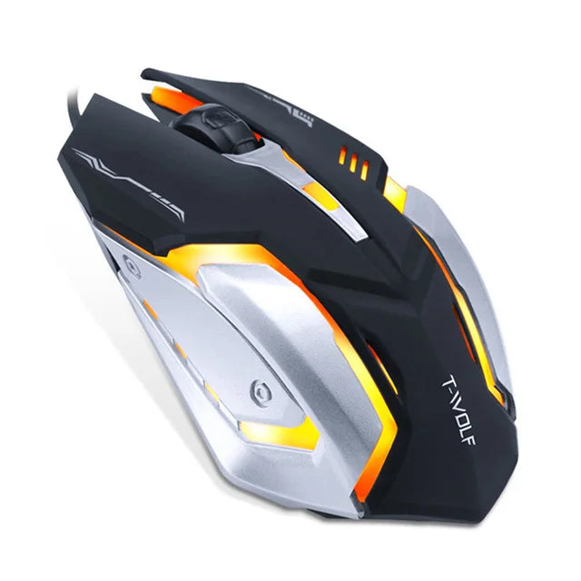 Pro Gamer Gaming Mouse 8D 3200DPI Adjustable Wired Optical LED Computer Mice USB Cable Silent Mouse for laptop PC - V.I.P Digital Presence