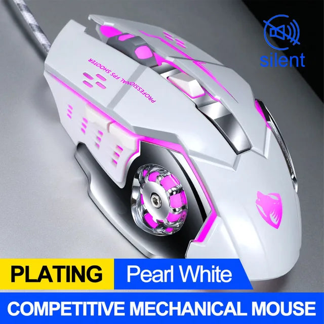 Pro Gamer Gaming Mouse 8D 3200DPI Adjustable Wired Optical LED Computer Mice USB Cable Silent Mouse for laptop PC - V.I.P Digital Presence