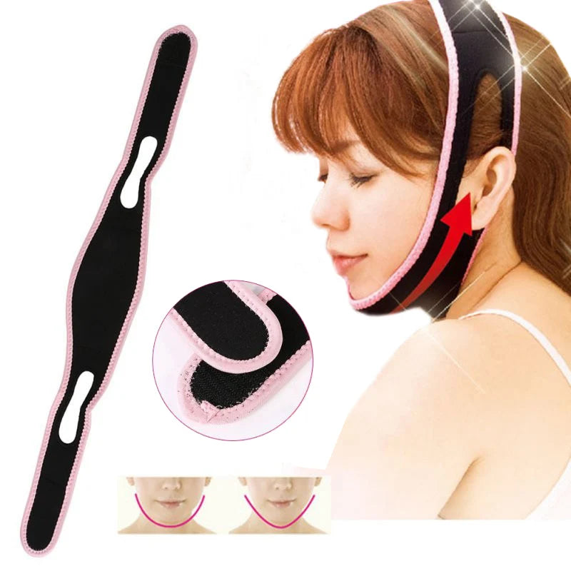 Sleeping Face-Lift Mask Massage Slimming Shaper Anti Wrinkle V Line Half Relaxation Facial Slimming Bandage Face Lift Up Belt - V.I.P Digital Presence