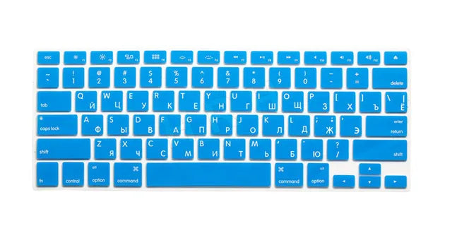 US Russian Keyboard Stickers Covers 2pcs Letters Film Protector for Macbook Air 13 Pro Retina 13 15 Laptop Skin for Mac book - V.I.P Digital Presence