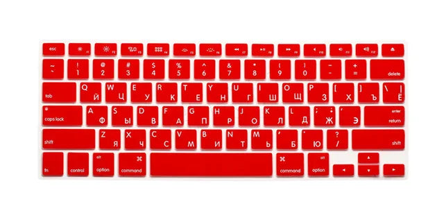 US Russian Keyboard Stickers Covers 2pcs Letters Film Protector for Macbook Air 13 Pro Retina 13 15 Laptop Skin for Mac book - V.I.P Digital Presence