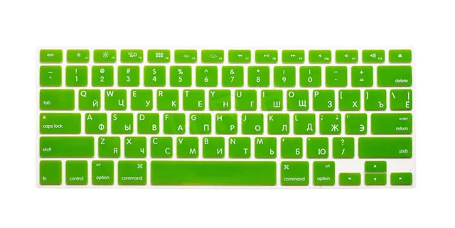 US Russian Keyboard Stickers Covers 2pcs Letters Film Protector for Macbook Air 13 Pro Retina 13 15 Laptop Skin for Mac book - V.I.P Digital Presence