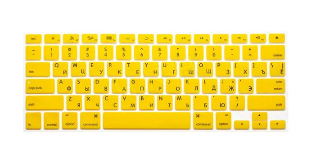 US Russian Keyboard Stickers Covers 2pcs Letters Film Protector for Macbook Air 13 Pro Retina 13 15 Laptop Skin for Mac book - V.I.P Digital Presence