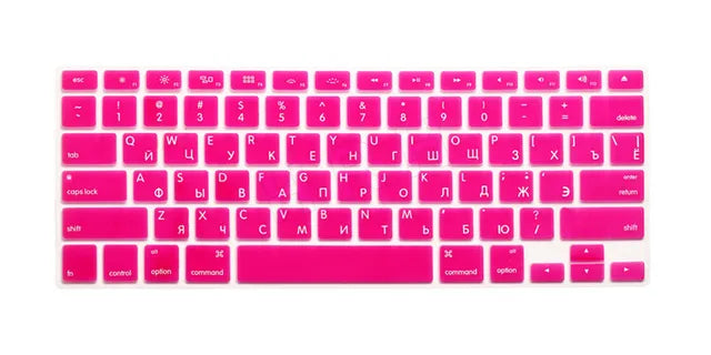 US Russian Keyboard Stickers Covers 2pcs Letters Film Protector for Macbook Air 13 Pro Retina 13 15 Laptop Skin for Mac book - V.I.P Digital Presence