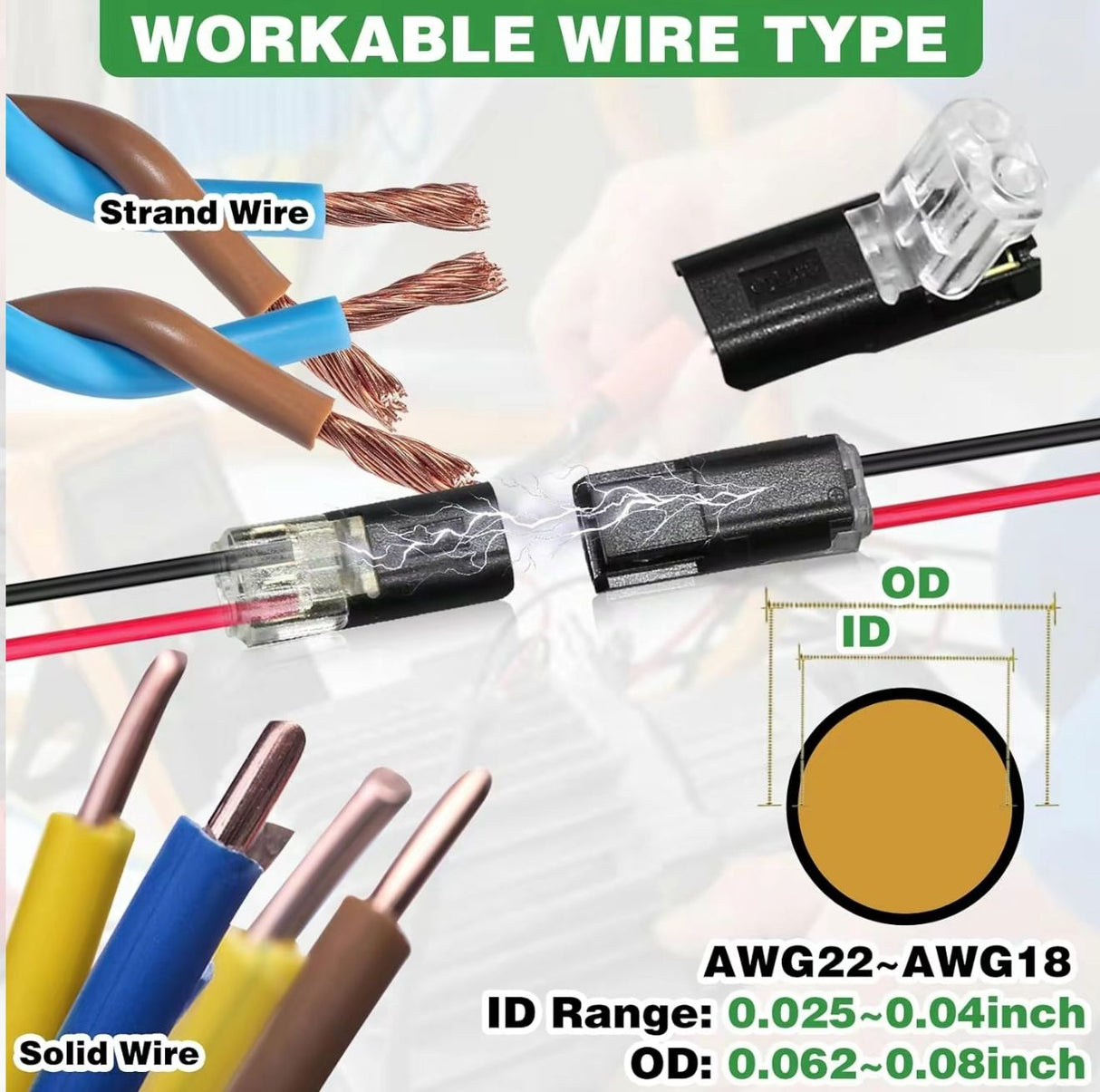 Conector de tira de bloqueo