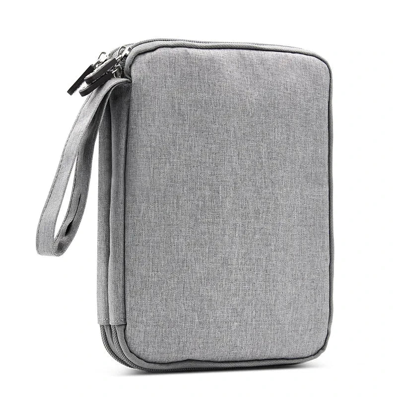 Accesorios digitales bolsa de acabado cargador de datos Cable de doble capa accesorios de viaje bolsa auriculares Usb Flash Drive organizar - V.I.P Digital Presence