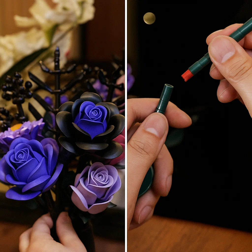 BrickBloom Purple Roses - V.I.P Digital Presence