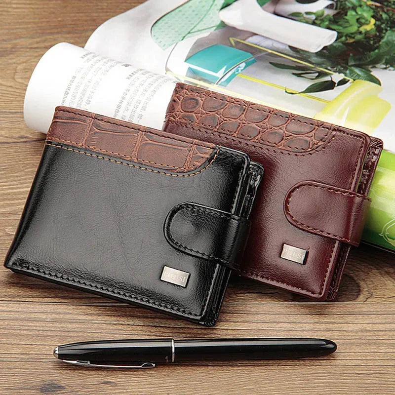 Baellerry Vintage Leather Hasp Small Wallet Coin Pocket Purse Card Holder Men Wallets Money Cartera Hombre Bag Male Clutch - V.I.P Digital Presence