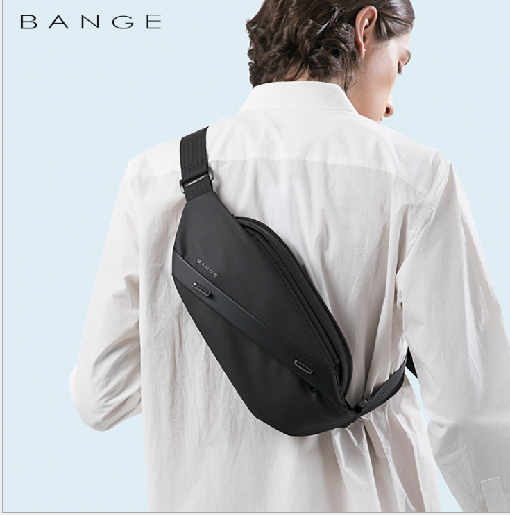 BANGE Outdoor Sport Men Sling Bags Crossbody Pack for Cell Phone Large Capacity Chest Bag Male Waterproof Single Pouch For Earphone - V.I.P Digital Presence