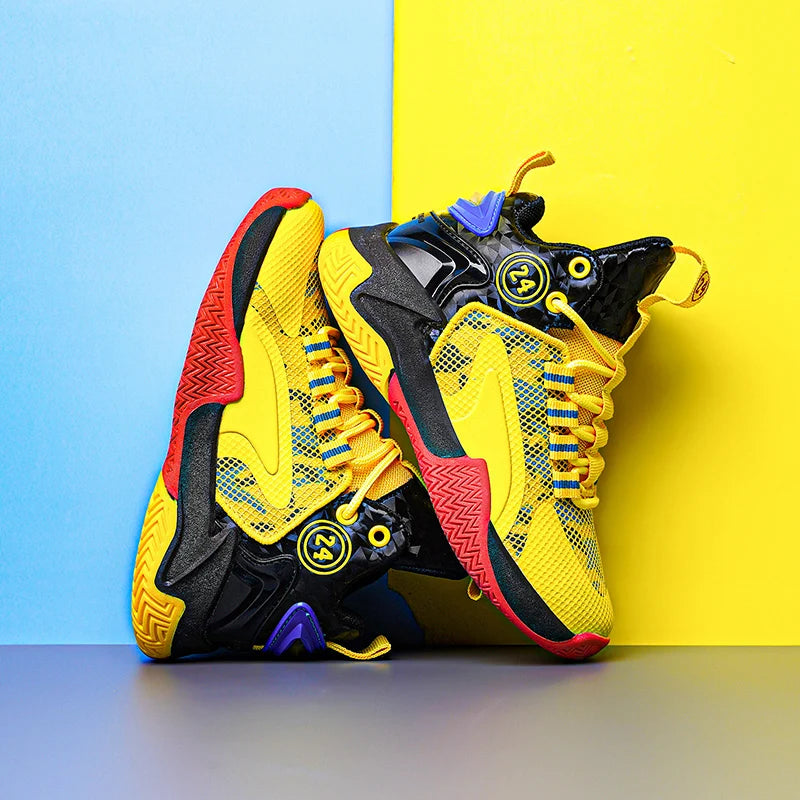 Boys' basketball shoes teenagers' mesh breathable sports shoes - V.I.P Digital Presence