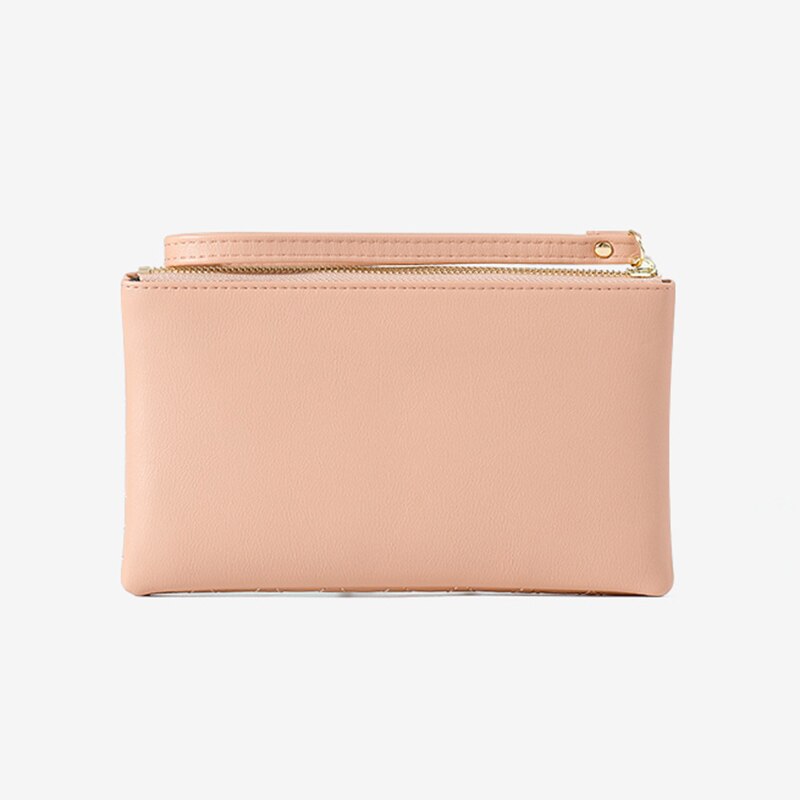 Brand Wristband Rivet Plaid Women Wallets Pu Leather Phone Pocket Card Holder Ladies Coin Purse Long Wallet Clutch Female Bag - V.I.P Digital Presence