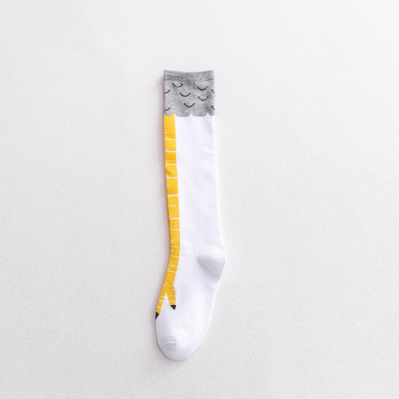 Chicken Claw Socks Women's Over Knee Socks Ostrich Pattern Knee Legs Chicken Feet Long Tube - V.I.P Digital Presence