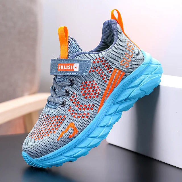 Children's sports shoes seasonal flying woven men's shoes breathable men's and women's casual running shoes for children - V.I.P Digital Presence