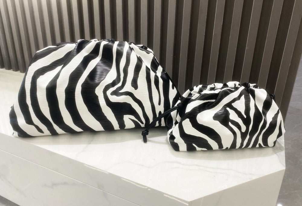 Cloud Bag Zebra Pattern Single Shoulder Crossbody Bag Small Bag Handheld Banquet Bag - V.I.P Digital Presence