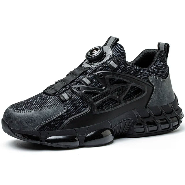 Comfortable rebound safety shoes with steel toe caps for puncture protection low cut work safety shoes for all seasons - V.I.P Digital Presence