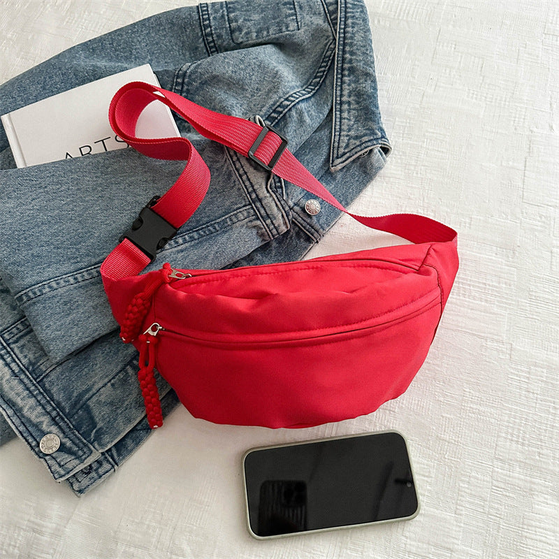 Crossbody bag women's casual bag canvas bag waist bag trendy sports chest bag - V.I.P Digital Presence