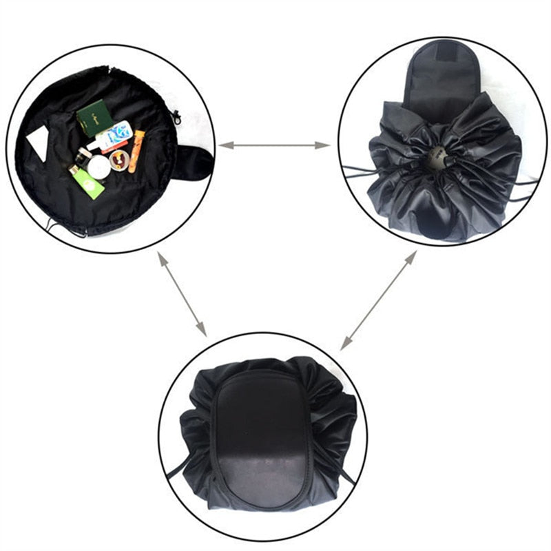 Do Not Miss Drop ship Women Drawstring Cosmetic Bag travel Organizer bag pouch Make Up Case Storage Makeup Bag Toiletry bag - V.I.P Digital Presence