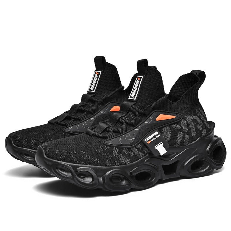 Fashionable new casual shoes, running shoes fly woven outer wear, knife edge shoes, comfortable sports shoes, trendy men's shoes - V.I.P Digital Presence