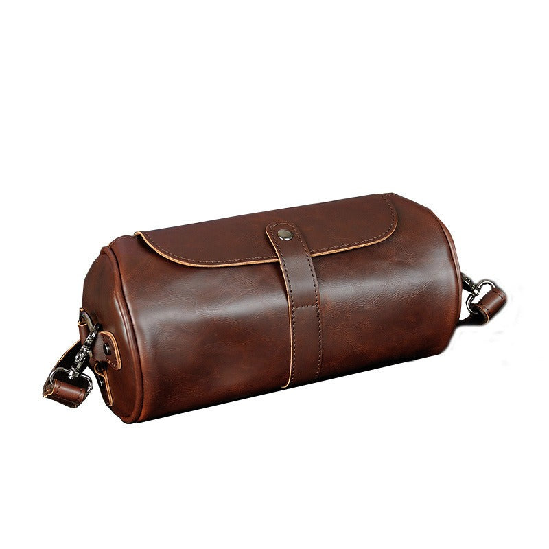 Fashionable Single Shoulder Cylinder Bag Retro Trendy and Personalized Creative Cylinder Bag - V.I.P Digital Presence