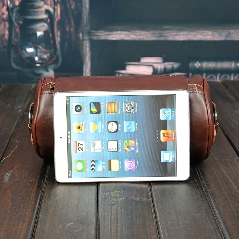 Fashionable Single Shoulder Cylinder Bag Retro Trendy and Personalized Creative Cylinder Bag - V.I.P Digital Presence