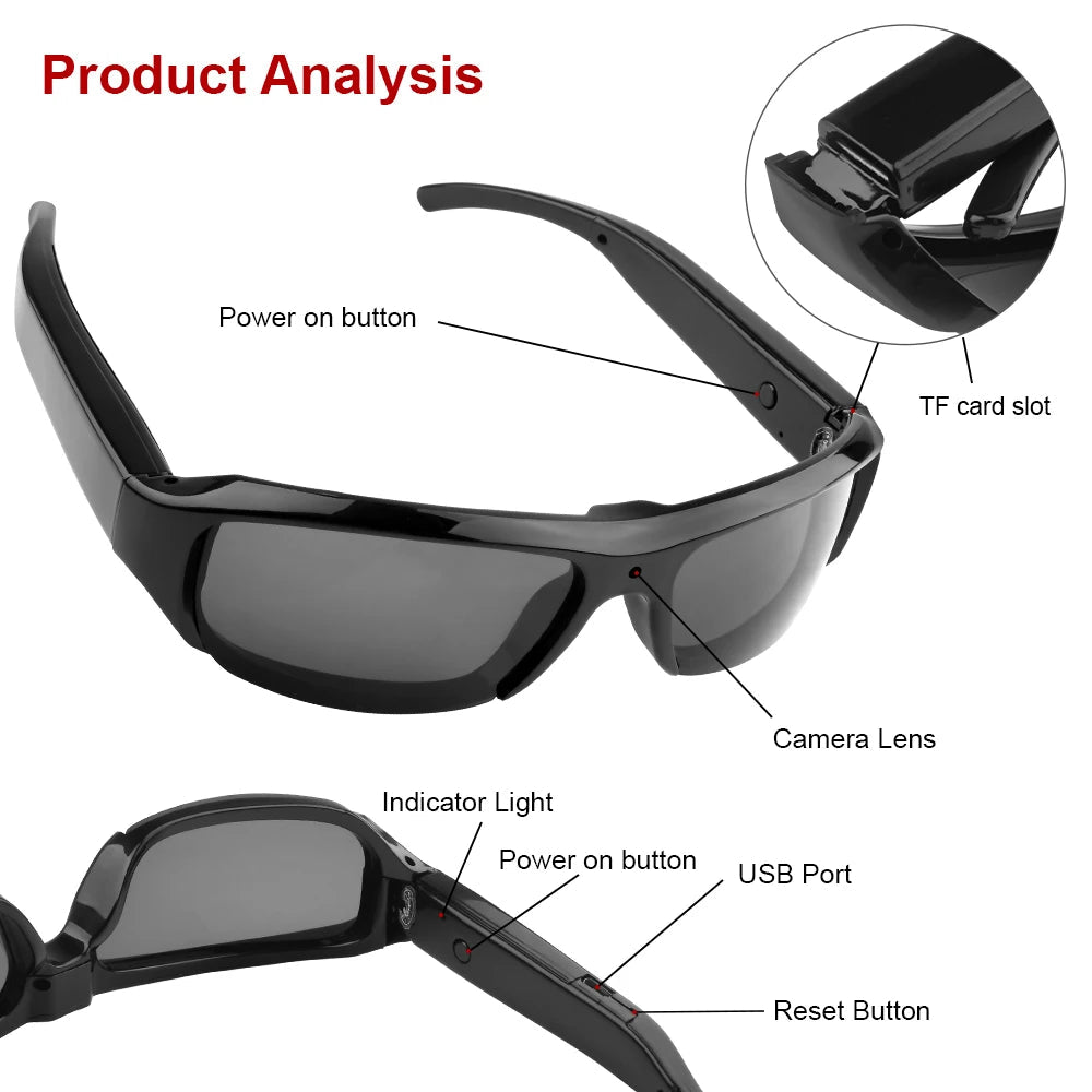 Hidden Camera Glasses - V.I.P Digital Presence