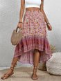 High-Low Elastic Waist Skirt - V.I.P Digital Presence