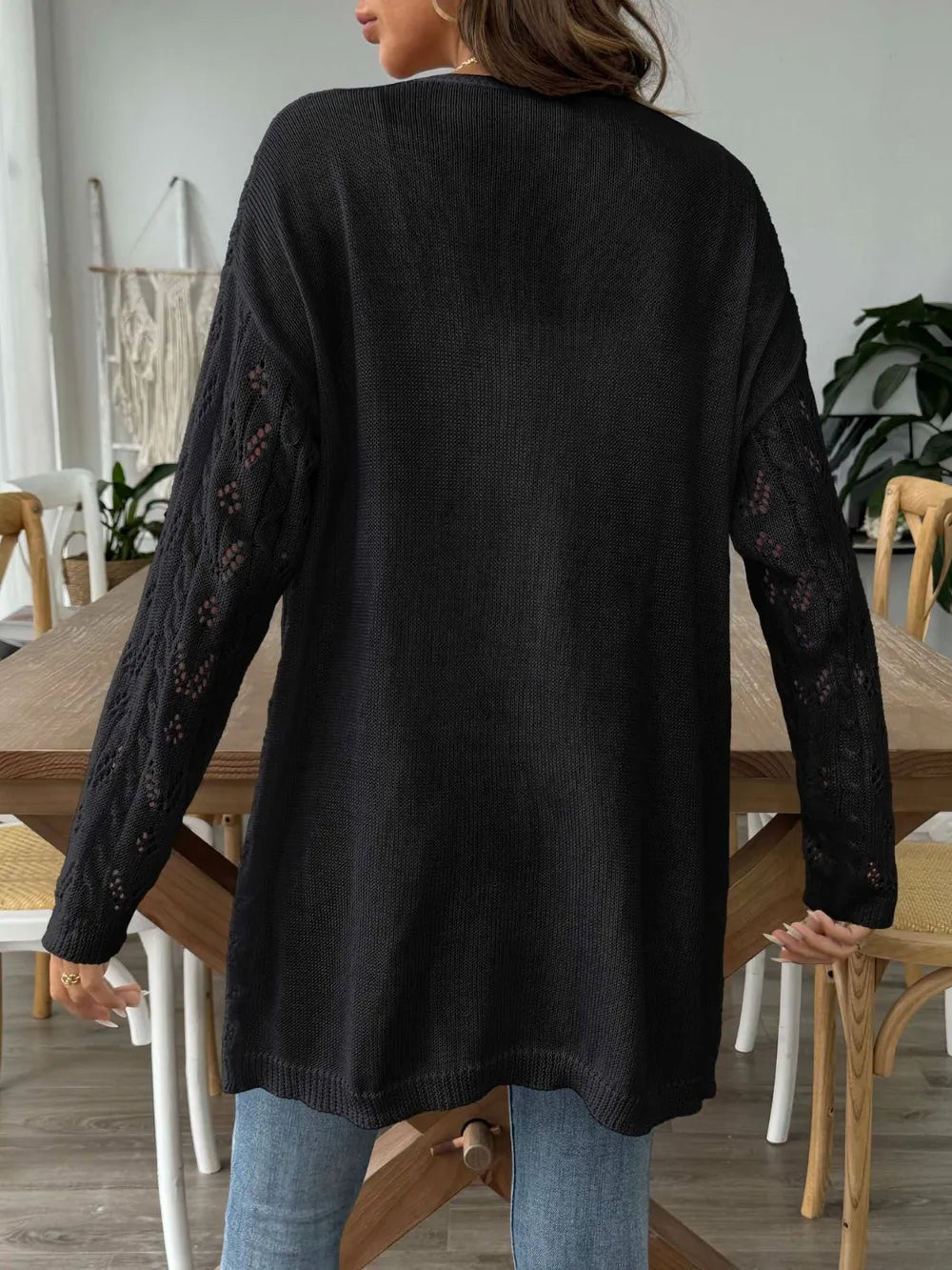 Hollow woven sweater without buttons air-conditioned sweater casual jacket - V.I.P Digital Presence