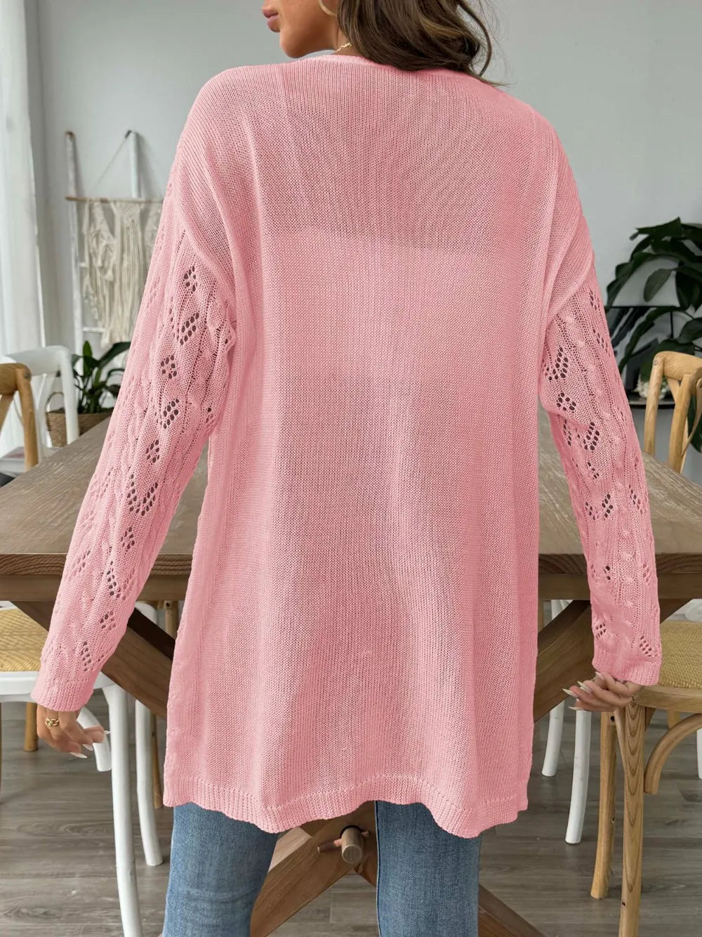 Hollow woven sweater without buttons air-conditioned sweater casual jacket - V.I.P Digital Presence
