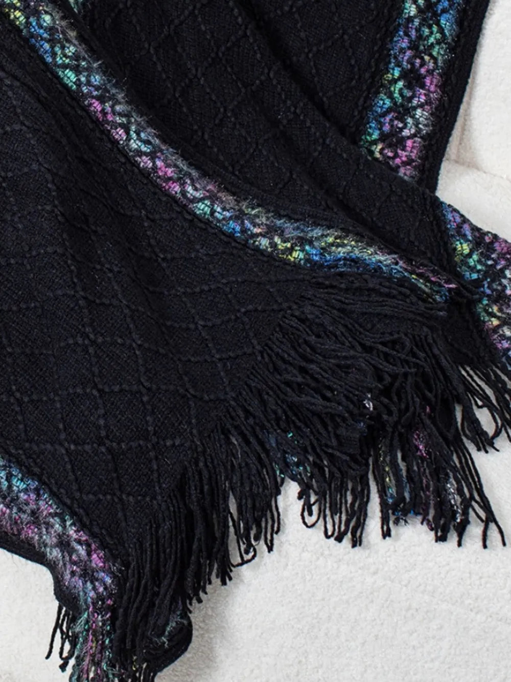 Hooded tassel cloak sweater shawl women's coat - V.I.P Digital Presence