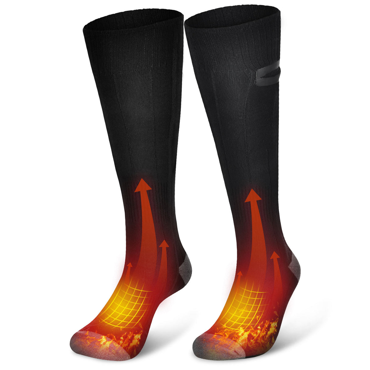 Hot socks with 3-speed electric heating, USB for men and women's foot warmers, winter electric heating and warm socks - V.I.P Digital Presence