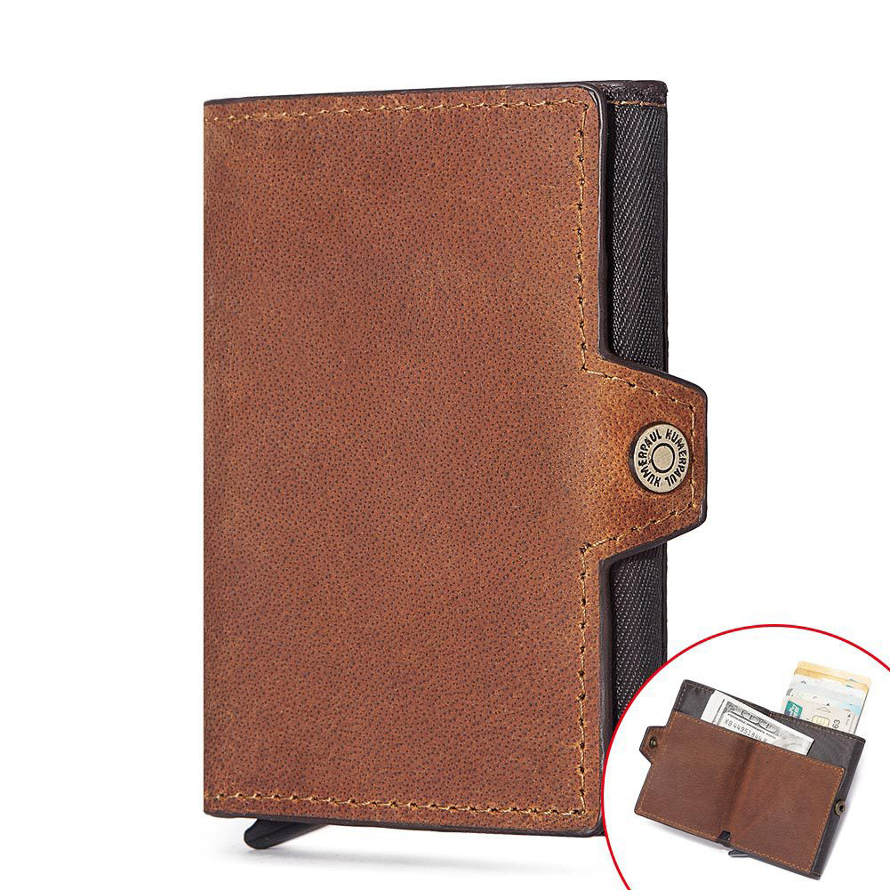 Leather Men's Card Holder Card Case European and American Leather Coin Purse Card Holder - V.I.P Digital Presence