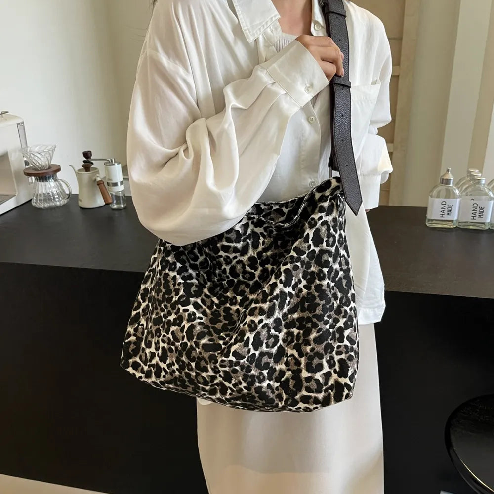 Leopard Adjustable Strap Tote Bag - V.I.P Digital Presence
