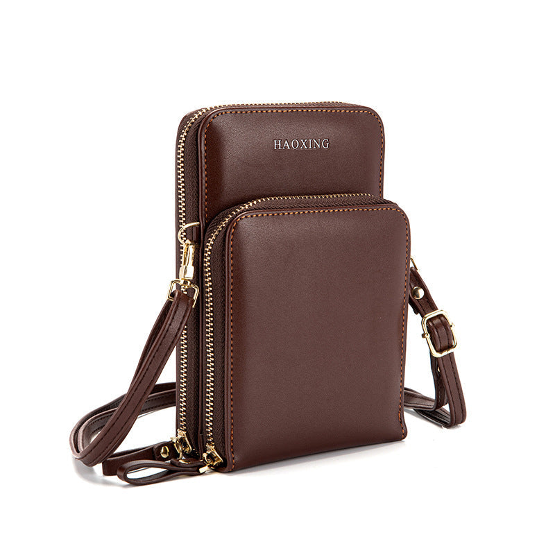 Men's Shoulder Bag Multifunctional Outdoor Sports Satchel Trend Brand Fashion Vertical Mobile Phone Bag - V.I.P Digital Presence