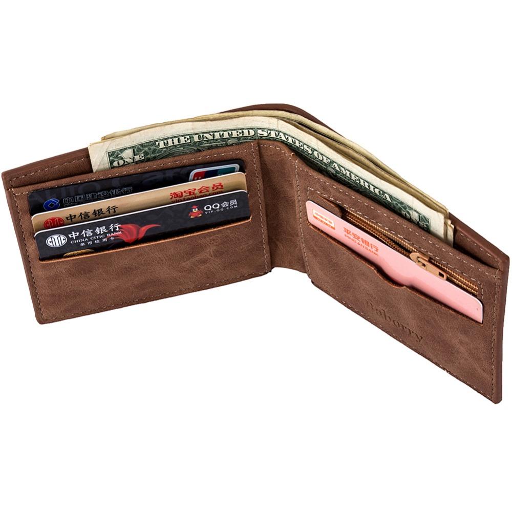 Men Wallets Mens Wallet with Coin Bag Zipper Small Money Purses New Design Dollar Slim Purse Money Clip Wallet - V.I.P Digital Presence