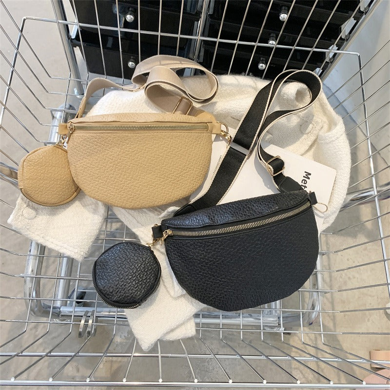 Minimalist chest bag for women's crossbody single shoulder diagonal cross waist bag - V.I.P Digital Presence