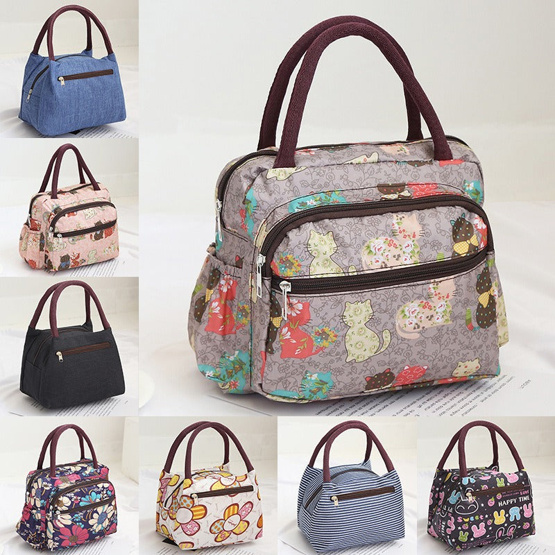 New Oxford Cloth Portable Bag Portable Folding Portable Lunch Box Bag Lunch Bag Thermal Insulation Bag Picnic Bag - V.I.P Digital Presence