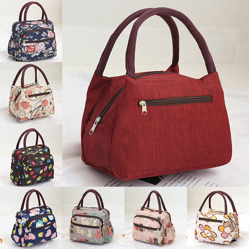 New Oxford Cloth Portable Bag Portable Folding Portable Lunch Box Bag Lunch Bag Thermal Insulation Bag Picnic Bag - V.I.P Digital Presence