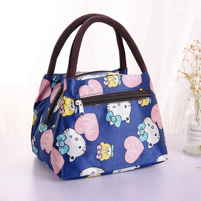 New Oxford Cloth Portable Bag Portable Folding Portable Lunch Box Bag Lunch Bag Thermal Insulation Bag Picnic Bag - V.I.P Digital Presence