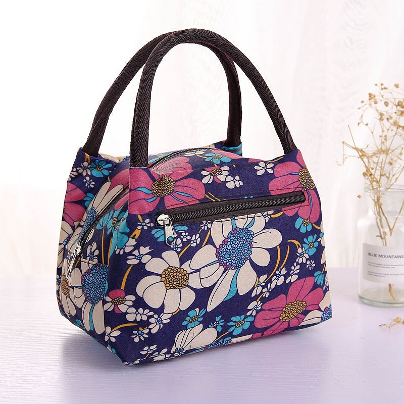 New Oxford Cloth Portable Bag Portable Folding Portable Lunch Box Bag Lunch Bag Thermal Insulation Bag Picnic Bag - V.I.P Digital Presence