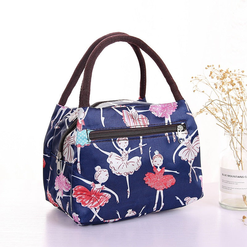 New Oxford Cloth Portable Bag Portable Folding Portable Lunch Box Bag Lunch Bag Thermal Insulation Bag Picnic Bag - V.I.P Digital Presence
