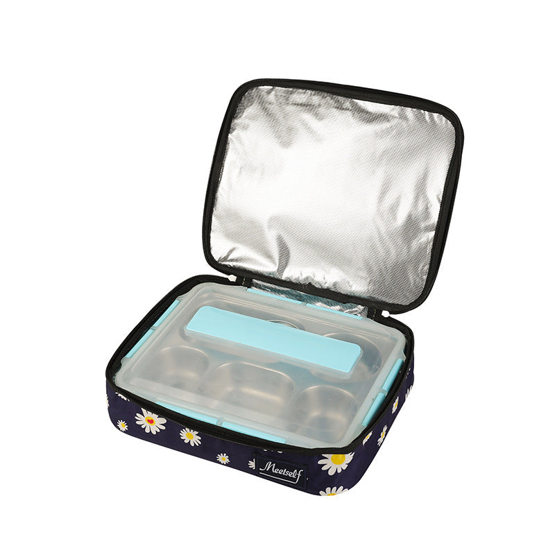 New Type Portable Aluminum Foil Thickened Bento Bag Students Carry Lunch Box Bag, Thermal Insulation, Lunch Picnic Bag - V.I.P Digital Presence