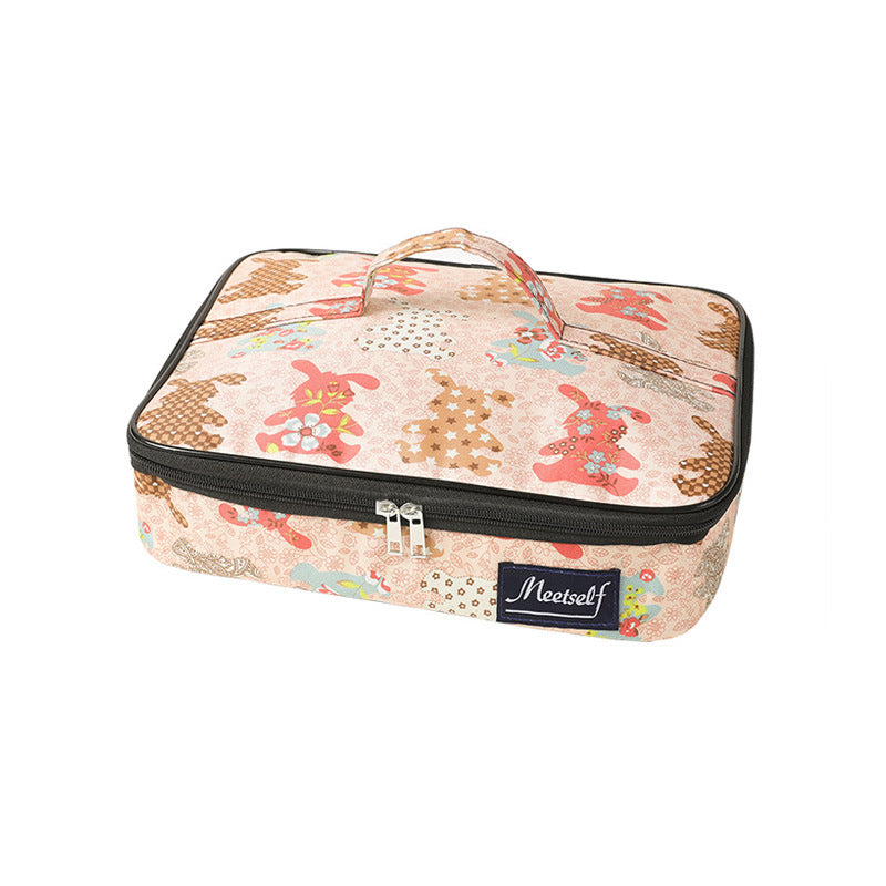 New Type Portable Aluminum Foil Thickened Bento Bag Students Carry Lunch Box Bag, Thermal Insulation, Lunch Picnic Bag - V.I.P Digital Presence