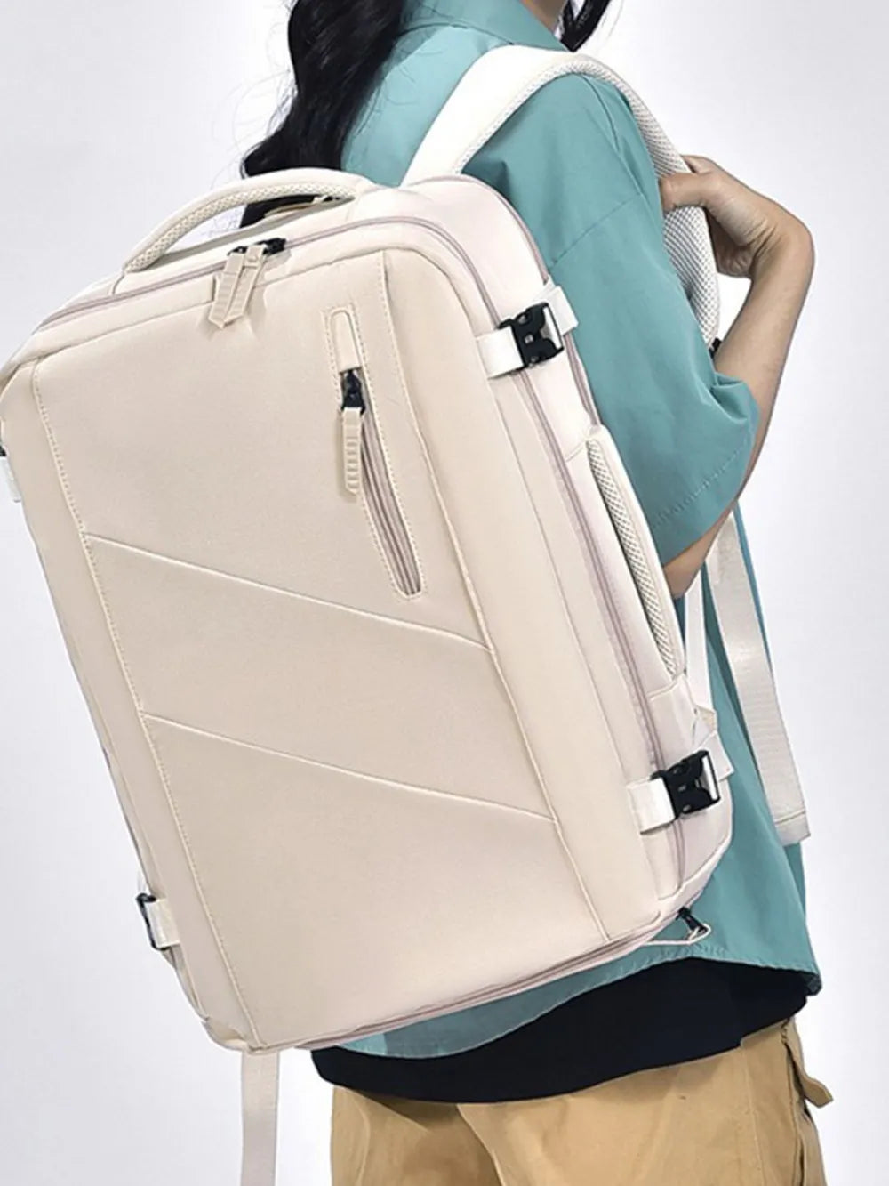 Oxford Cloth Adjustable Straps Backpack Bag - V.I.P Digital Presence
