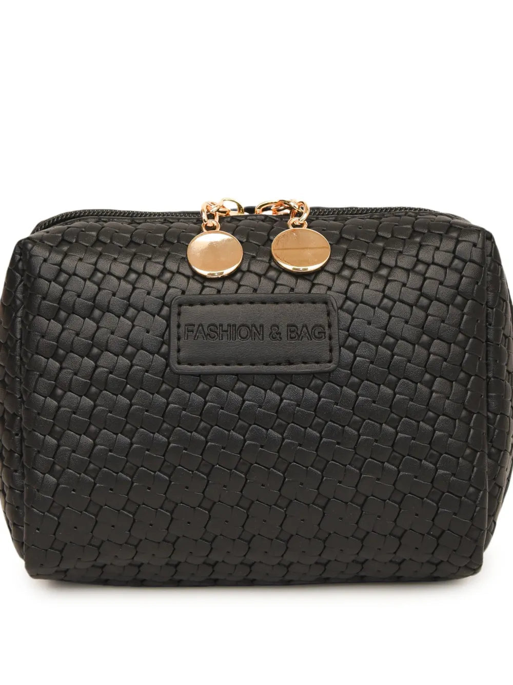 PU Leather Woven Clutch - V.I.P Digital Presence