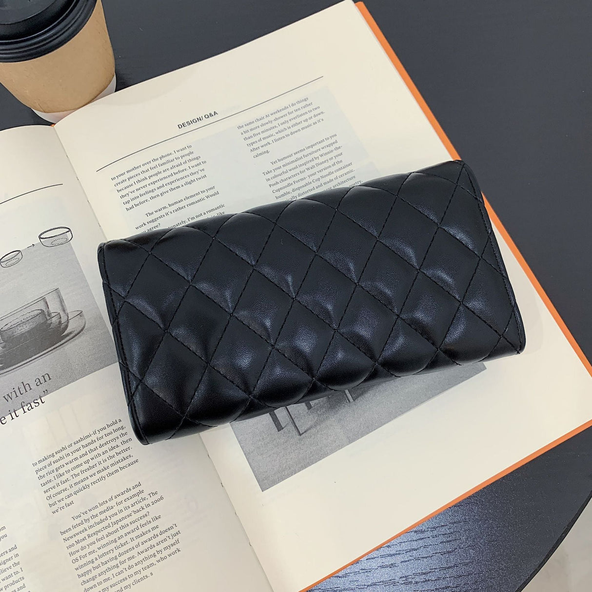 Small Fragrance Folding Wallet Women's Short Wallet Coin Purse Simple Diamond Embroidery Thread Large Capacity Long Wallet Card Holder - V.I.P Digital Presence