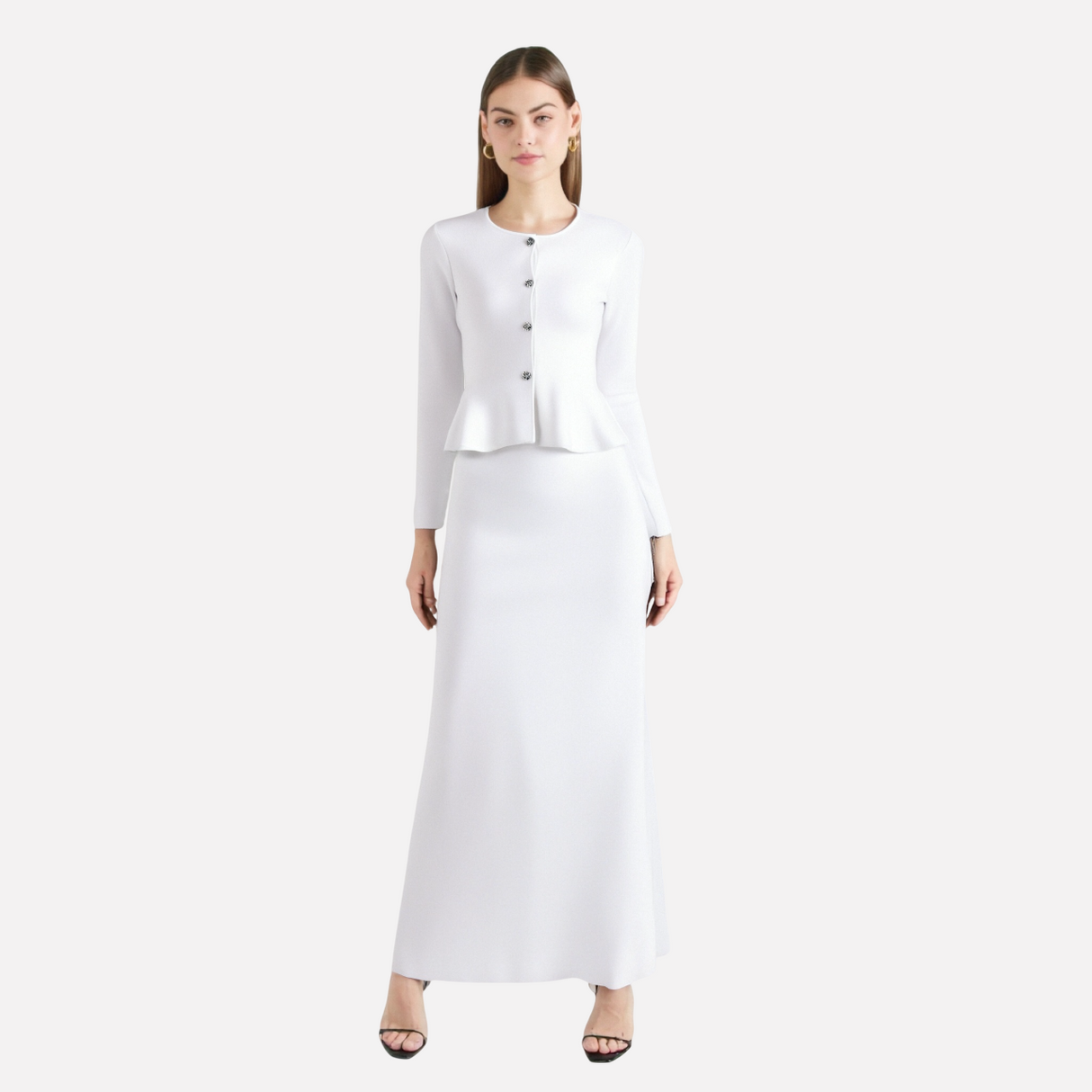 Solid color casual slim fit suit jacket mini skirt - V.I.P Digital Presence