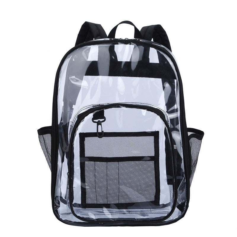 Transparent Backpack PVC Backpack PVC Schoolbag Large Capacity Student Schoolbag - V.I.P Digital Presence